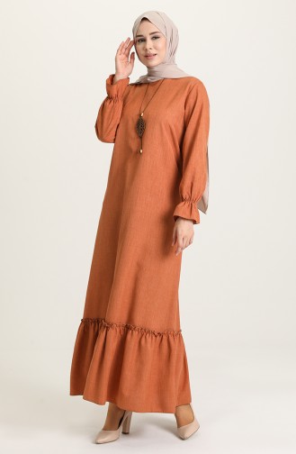 Tabak Hijab Kleider 5009-04