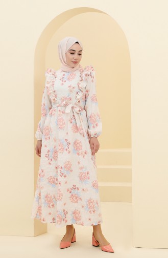 Robe Hijab Crème 21139-02