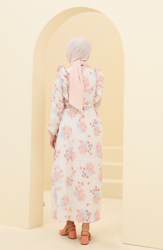 Robe Hijab Crème 21139-02