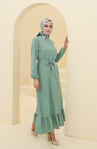 Green Almond Hijab Dress 2003-01