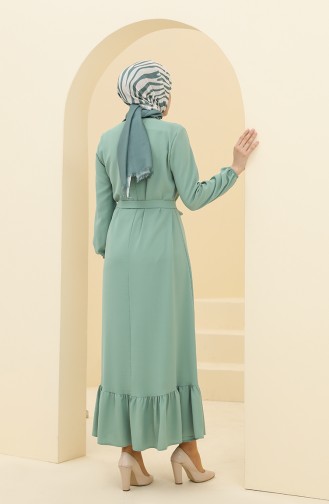 Green Almond Hijab Dress 2003-01