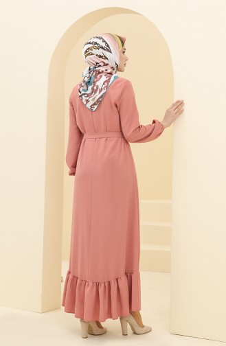Robe Hijab Rose Pâle 2003-04