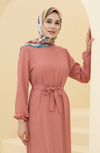 Robe Hijab Rose Pâle 2003-04