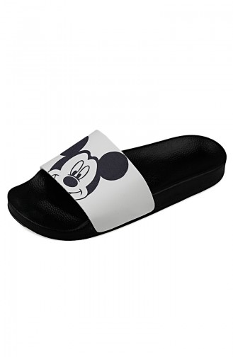 Black Summer slippers 011-01