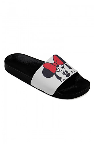 Black Summer slippers 011-01