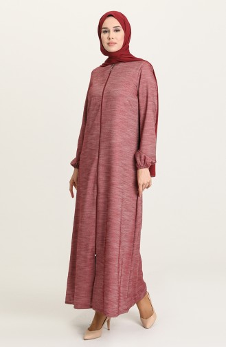 Claret red Abaya 3068-03