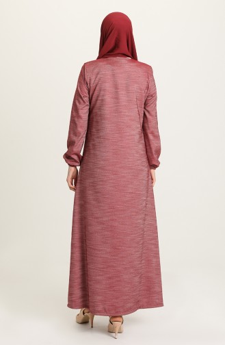 Claret red Abaya 3068-03