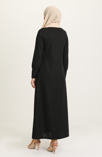 Schwarz Abayas 1014-01