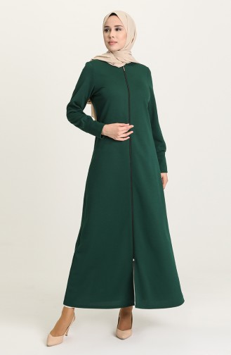 Abayas Vert emeraude 1014-07