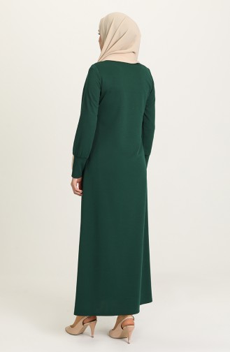 Smaragdgrün Abayas 1014-07