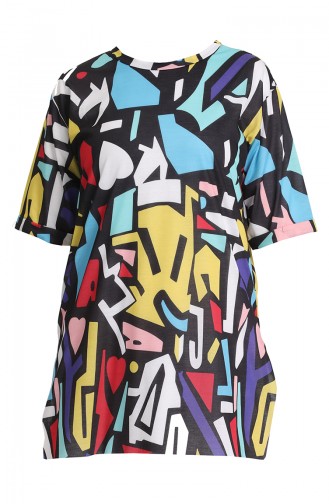 T-Shirt Noir 6022E-01