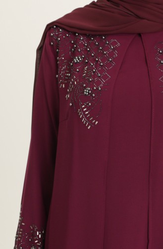 Purple İslamitische Avondjurk 5501-03