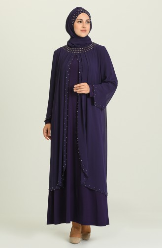 Habillé Hijab Pourpre 3160-03