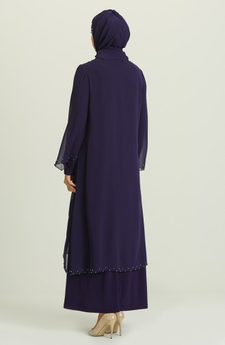 Habillé Hijab Pourpre 3160-03