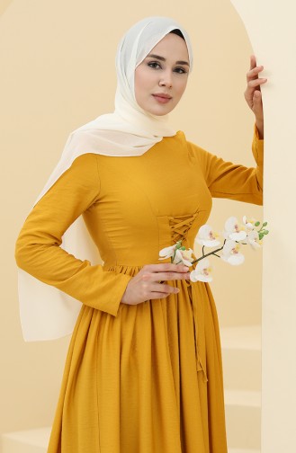 فستان أصفر 8349-02