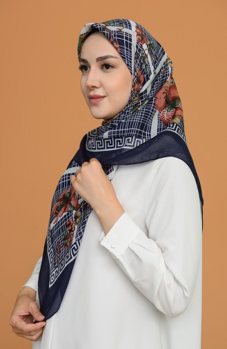 Light Navy Blue Hoofddoek 70183-07