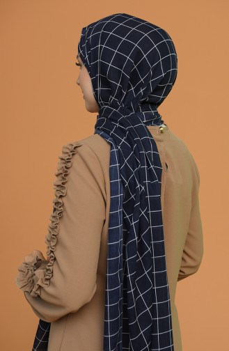 Navy Blue Shawl 9503-16