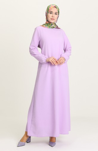 Violet Hijab Dress 0636-04