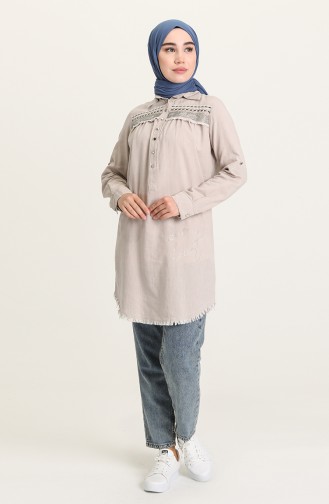 Beige Tunics 3009-06