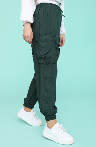 Pantalon Vert Foncé 4450-03