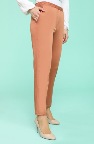 Apricot Color Pants 9046-14
