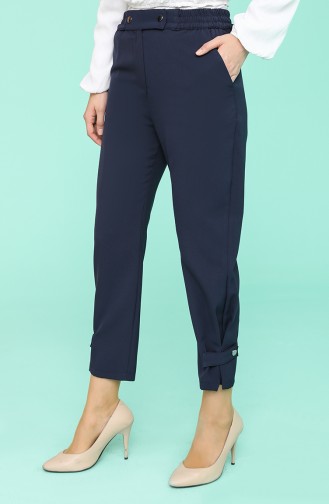 Pantalon Bleu Marine 3182-02