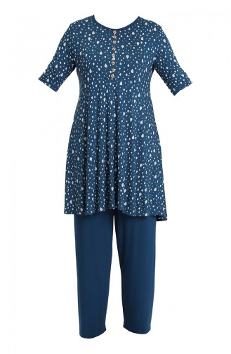 Oil Blue Pyjama 8078-01