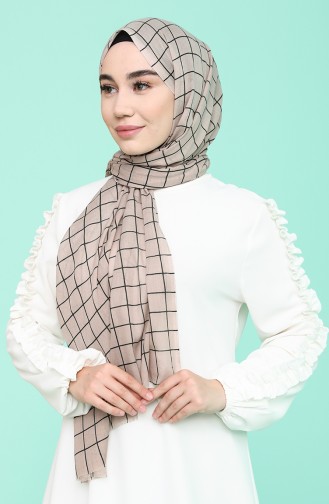 شال بني مائل للرمادي 9503-17
