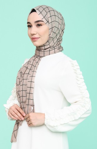شال بني مائل للرمادي 9503-17
