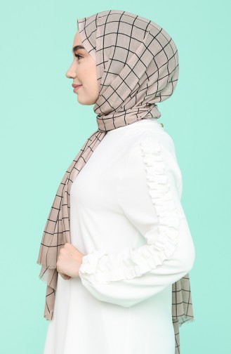 شال بني مائل للرمادي 9503-17