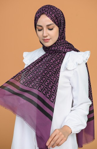 Purple Sjaal 786-107