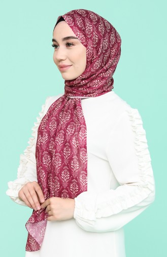 Dark Dusty Rose Shawl 95367-01