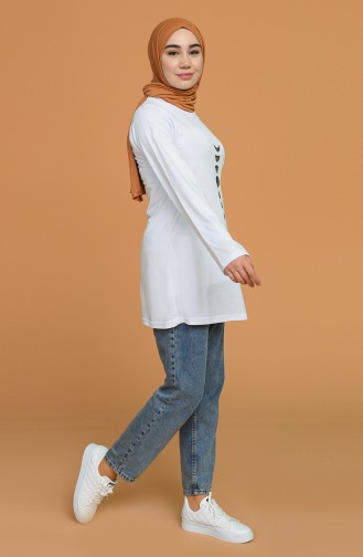 Weiß T-Shirt 5608-01