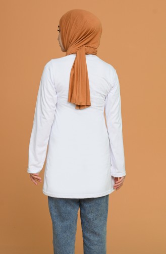 T-Shirt Blanc 5608-01