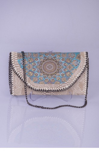 Turquoise Portfolio Clutch 2487