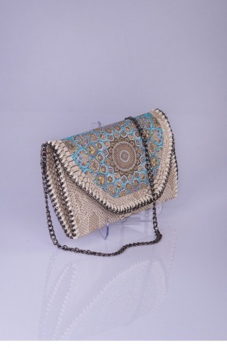 Turquoise Portfolio Clutch 2487