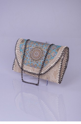 Turquoise Portfolio Clutch 2487