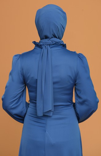 Indigo Praktischer Turban 009-004