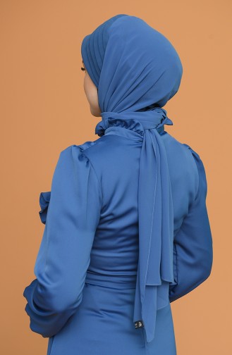 Indigo Praktischer Turban 010-002