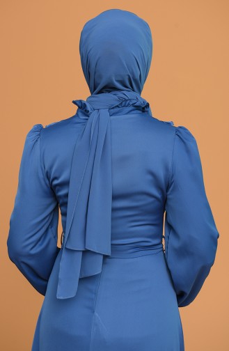 Indigo Praktischer Turban 010-002