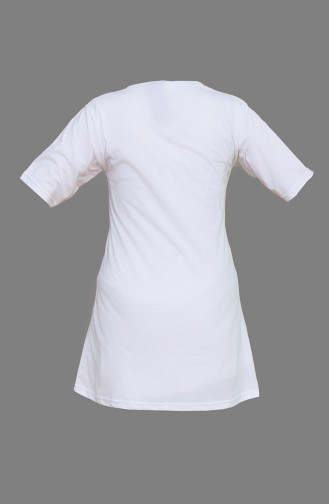 T-Shirt Blanc 5604-01