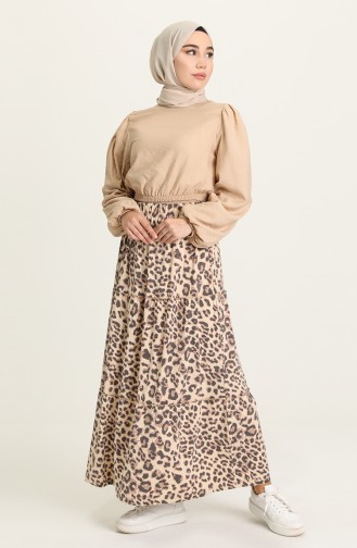 Brown Skirt 8342-01