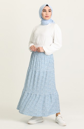 Blue Skirt 8343-01