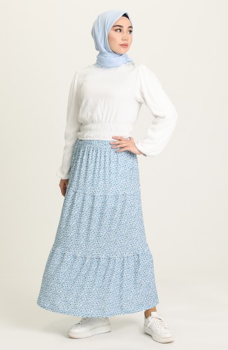 Blue Skirt 8343-01
