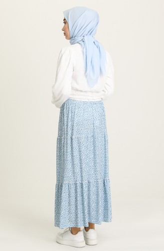 Blue Skirt 8343-01
