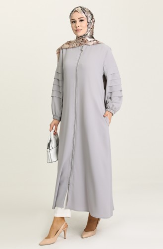 Gray Abaya 7033-02