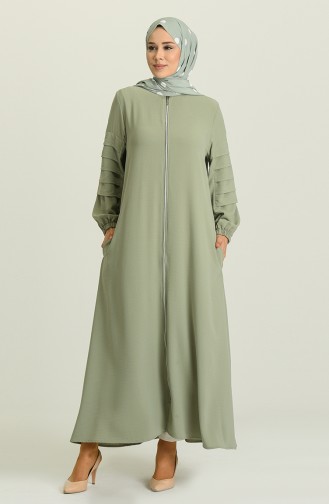 Abayas Vert Clair 7033-04