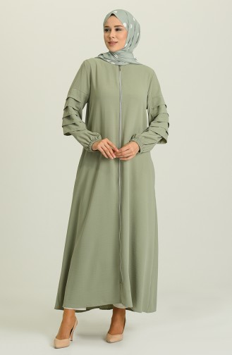 Light Green Abaya 7033-04