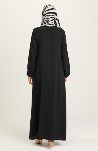 Black Abaya 8047-01