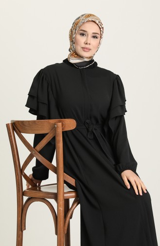 Black Abaya 8048-01